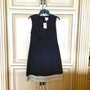 Julie Brown NYC Beautiful black with tan dots.